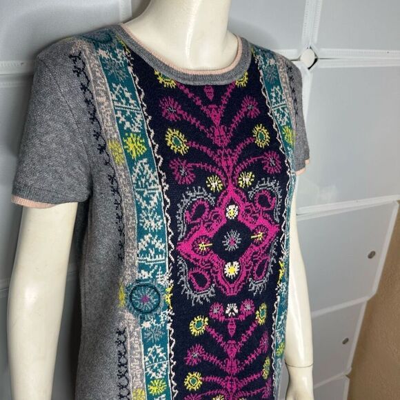 Anthropologie Akemi + Kim Kaleidoscope Sweater Dress Size Small - Picture 11 of 11